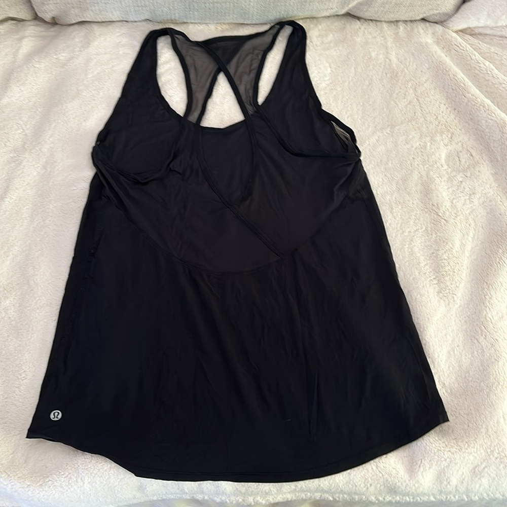 Lululemon Tank With Mesh Open Back - image 3